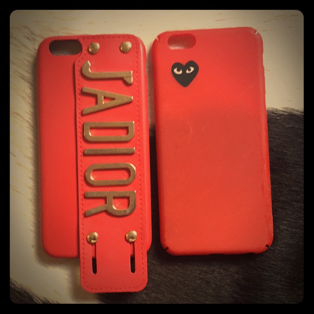 2 Red IPhone 6 cases